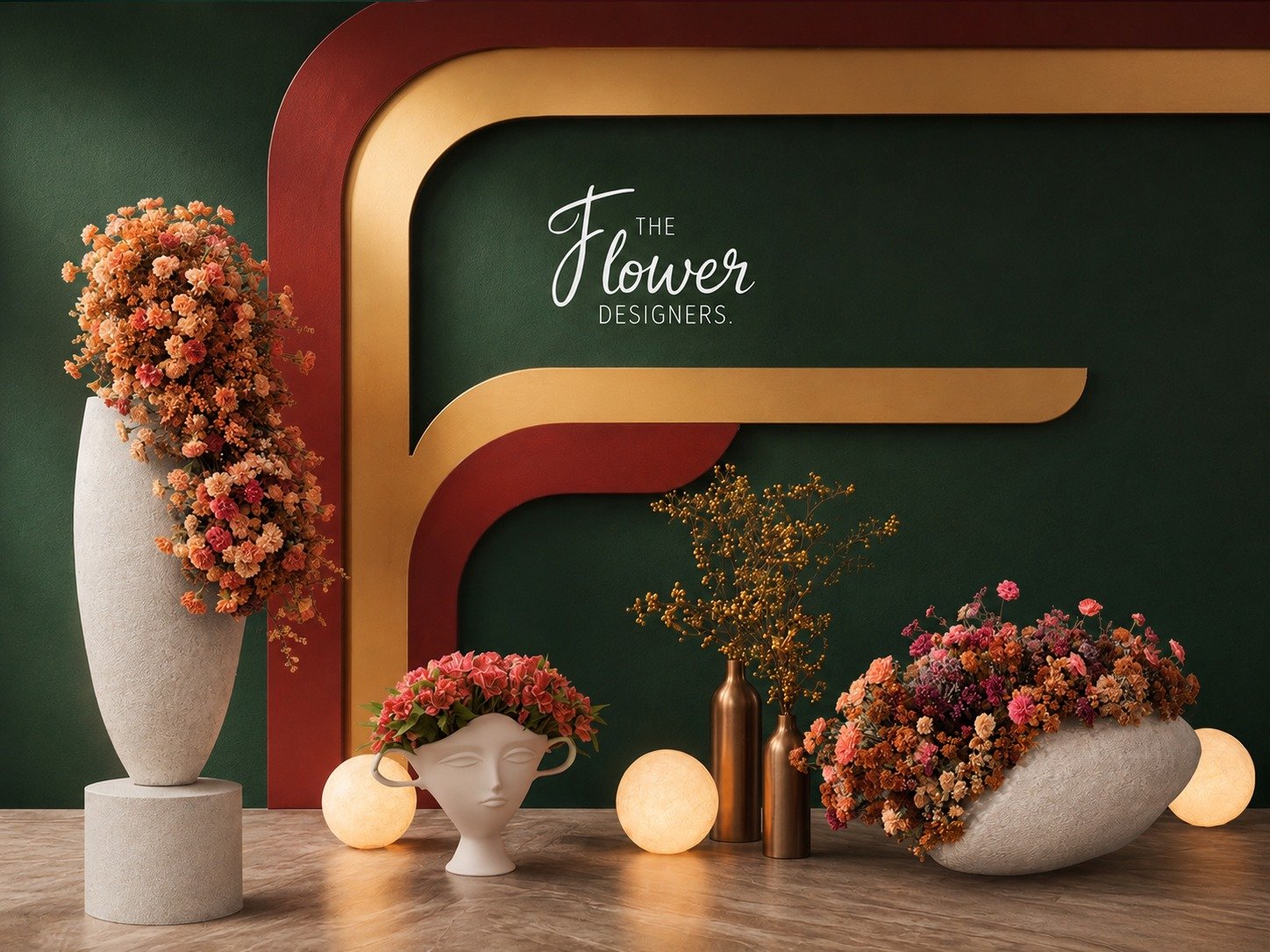 The Flower Designers floral installation